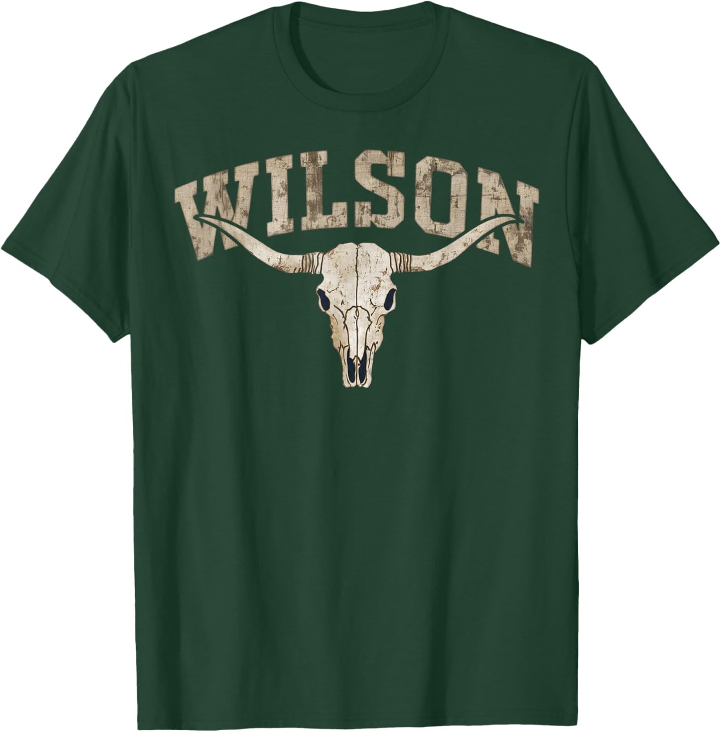 Vintage Wilson Name T-Shirt - T-Shirt | Forest
