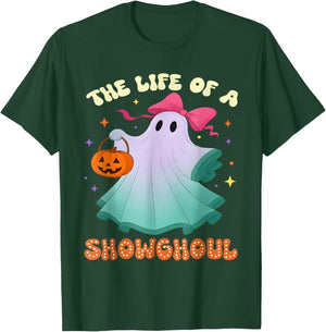 he Life of a Showghoul Retro Halloween Show Ghosts Girl T-Shirt - T-Shirt | Forest