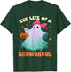 he Life of a Showghoul Retro Halloween Show Ghosts Girl T-Shirt - T-Shirt | Forest