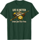 Life is Better When You Play Pool Women Billiards T-Shirt - T-Shirt | Forest