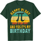 Retro Happy Pi Day and Yes It's My Birthday - 3.14 Math T-Shirt - T-Shirt | Forest