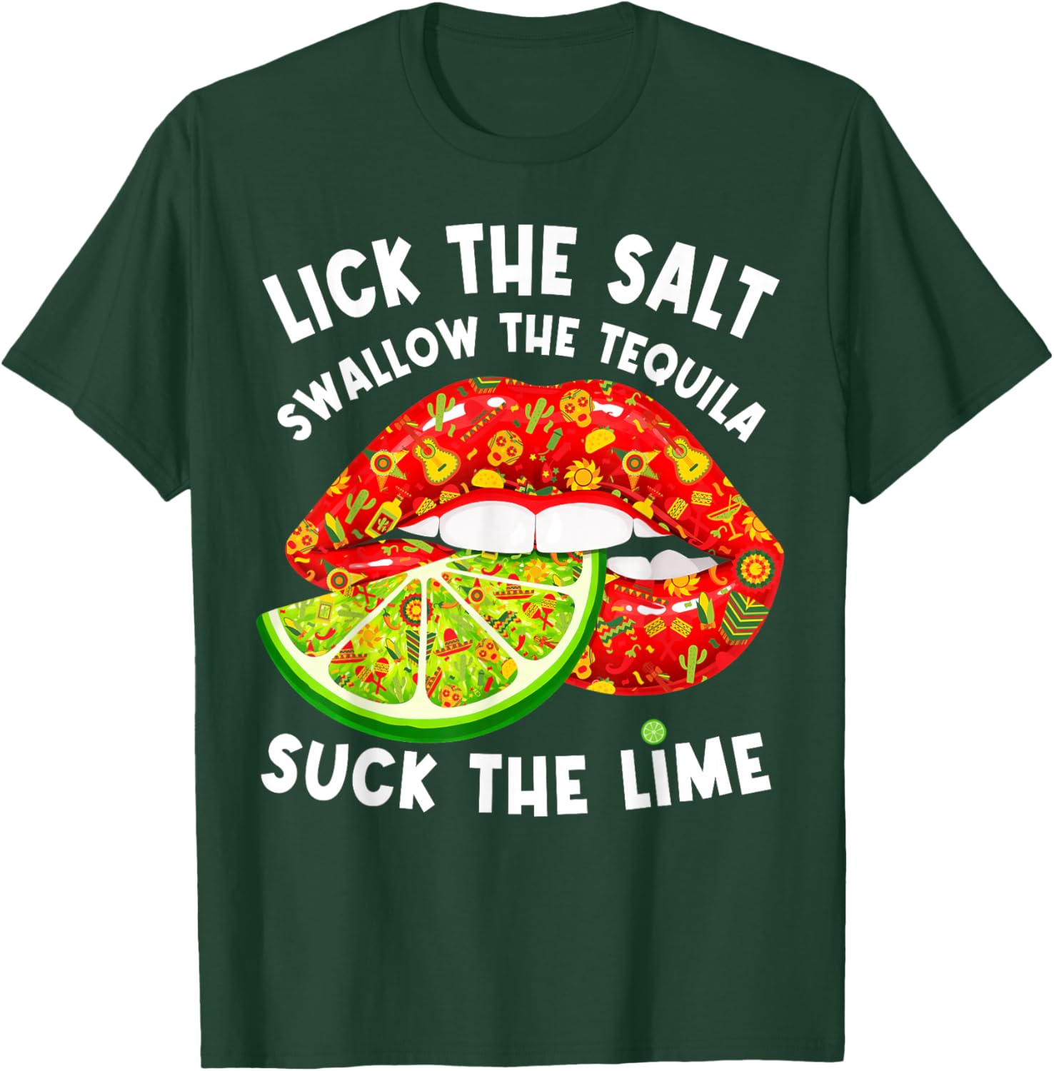 I Lich Salt Swallow Teuila Suck The Lime Cinco De Mayo T-Shirt - T-Shirt | Forest