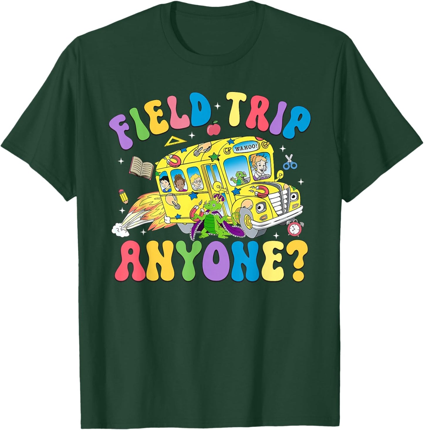 Field Trip Anyone? Field Day Let The Games Begin Fun Day T-Shirt - T-Shirt | Forest