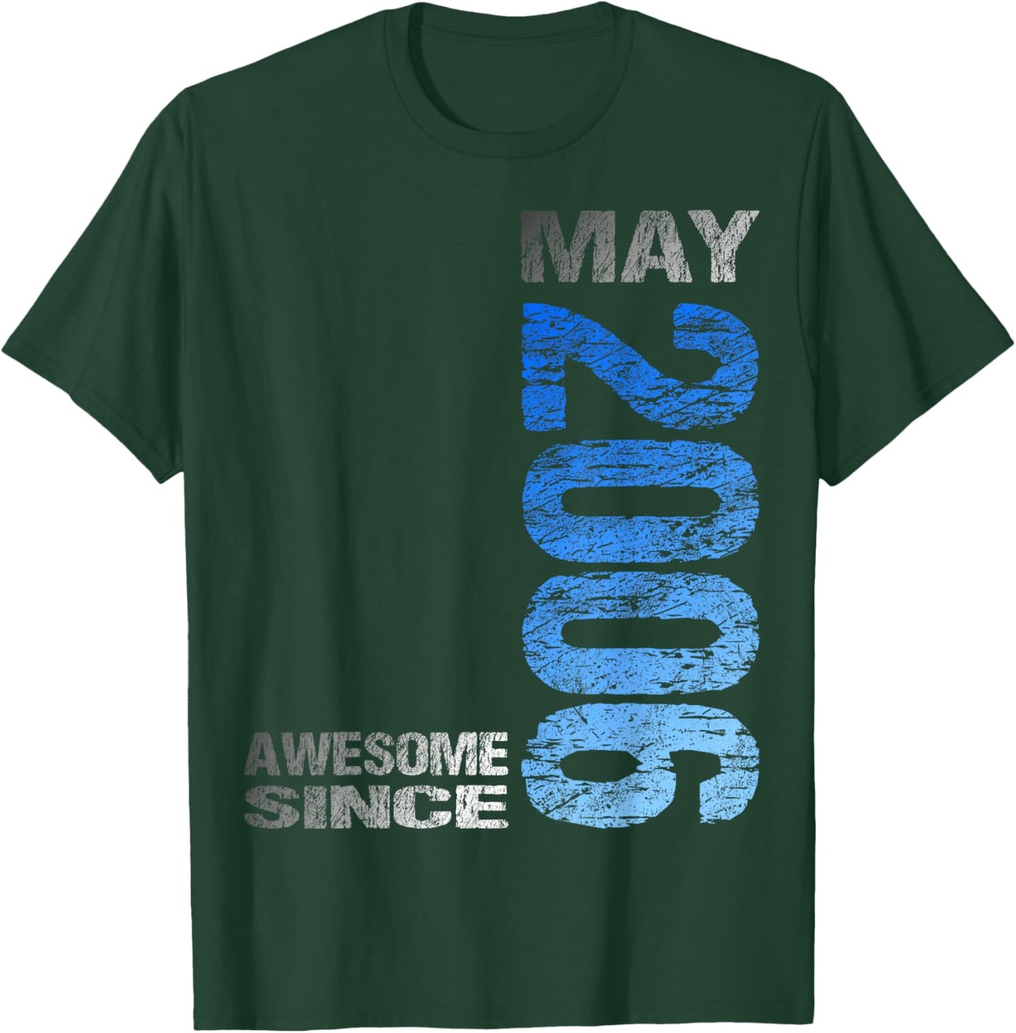 20th Birthday Awesome Since May 2006 T-Shirt - T-Shirt | Forest