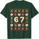 Christmas 67 Funny Xmas Six Seven Ugly Sweater 6-7 T-Shirt - T-Shirt | Forest