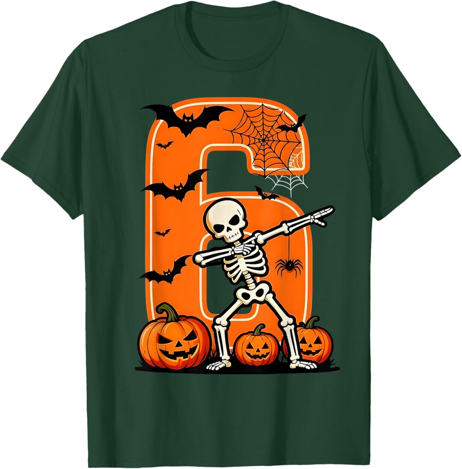 Six Seven Meme Couple Matching Skeleton Pumpkin Halloween T-Shirt - T-Shirt | Forest