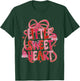 Coquette Bow Little Sweetheart Valentine Girly Love XOXO T-Shirt - T-Shirt | Forest