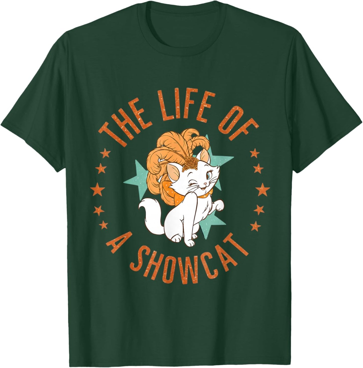 Funny Cat Era Life of Showcat Cat Lovers Men Women Kids T-Shirt - T-Shirt | Forest