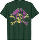 Purple Pirate Skull Hat Crossbones Vintage Women Girls Kids T-Shirt - T-Shirt | Forest