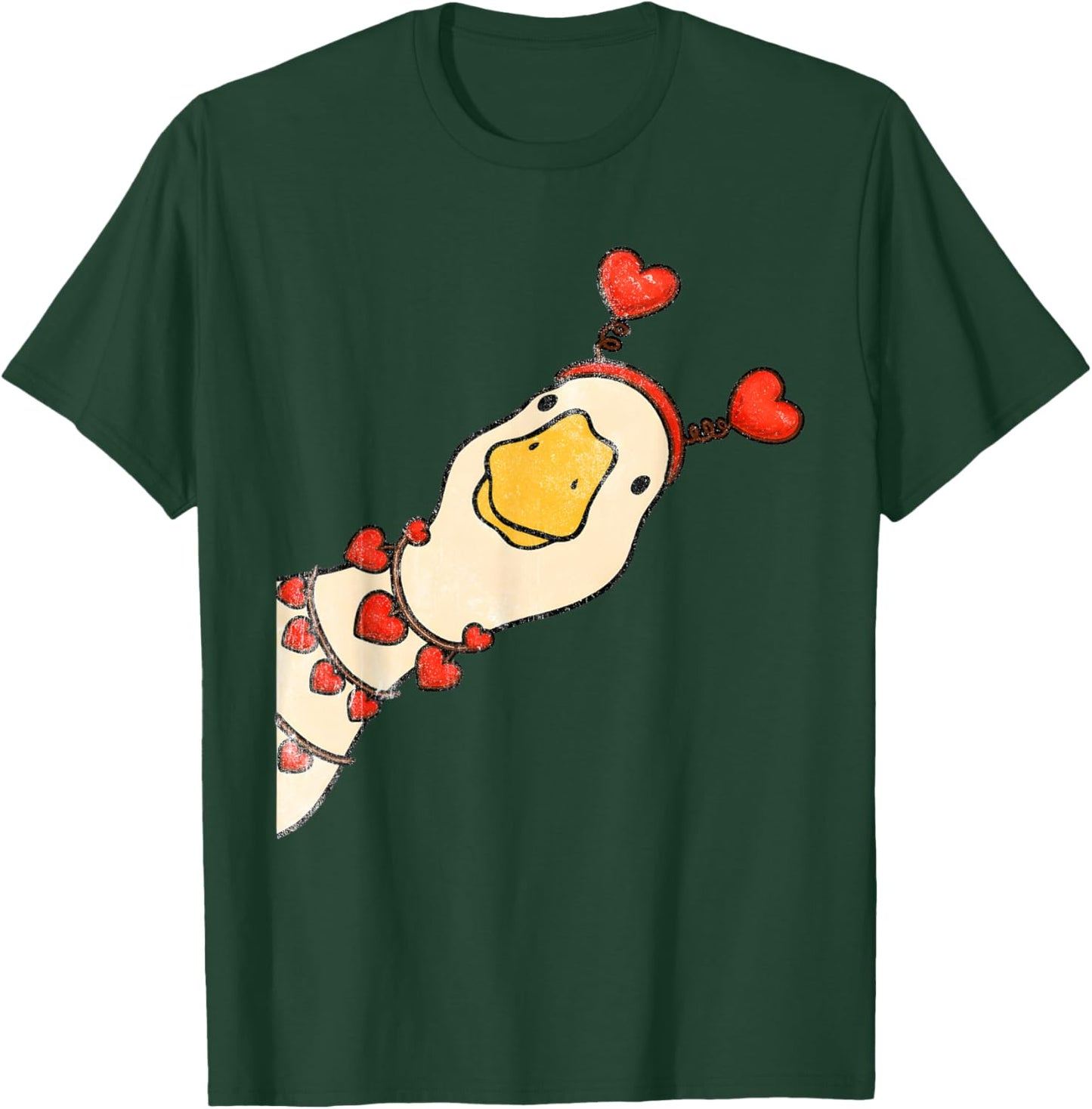 You Make My Heart Go Honk Valentine Goose Funny Meme T-Shirt - T-Shirt | Forest