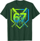 67 Baseball Ice Cream Drip Effect 6-7 Meme Six Seven T-Shirt - T-Shirt | Forest