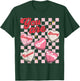 You are Enough Teacher Vintage Valentine Candy Heart Love T-Shirt - T-Shirt | Forest
