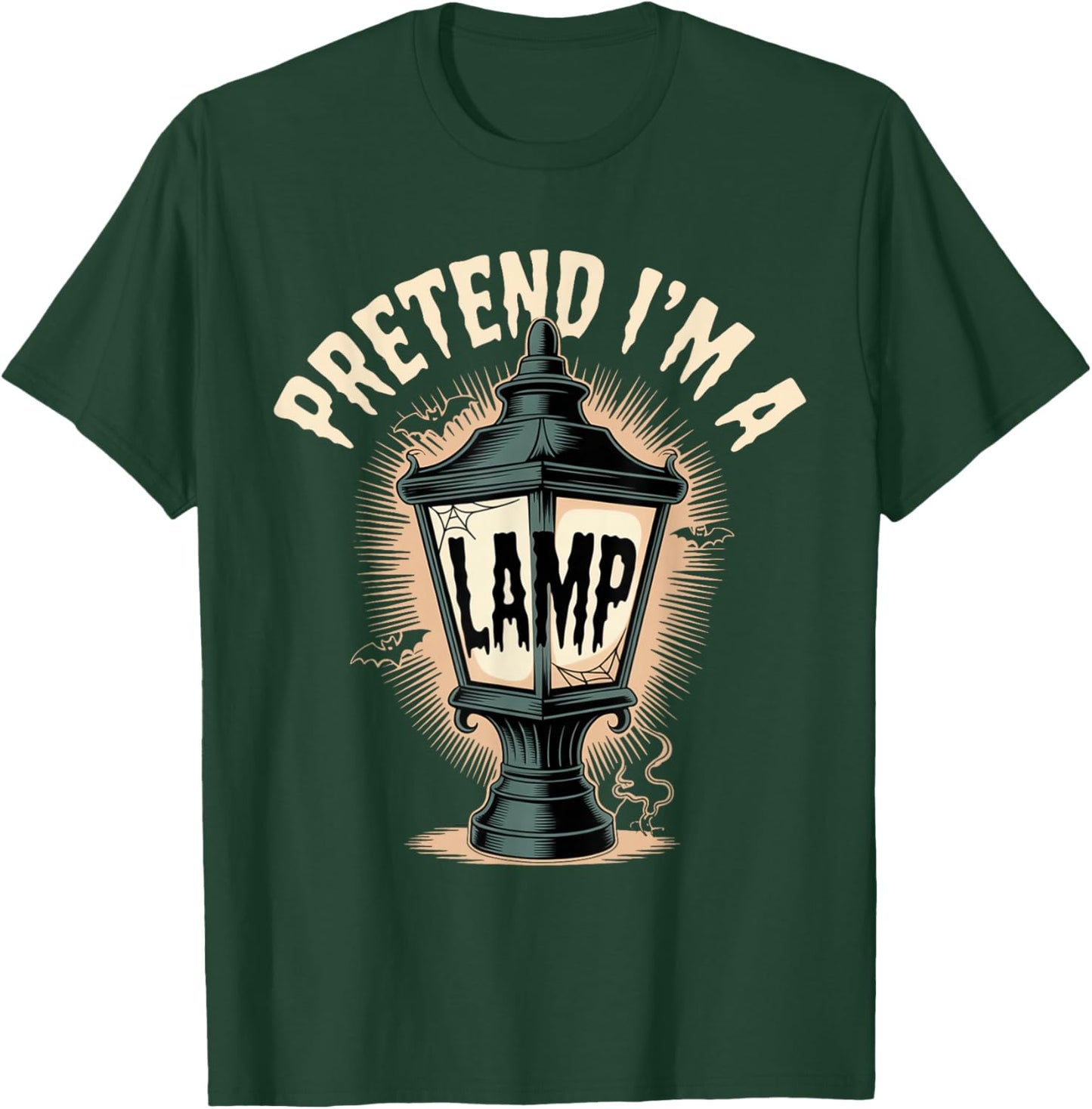 Pretend I'm A Lamp Funny Family Halloween Women Men Kids T-Shirt - T-Shirt | Forest