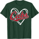 Vintage Cubs Heart Gifts Women Boy Girl Kid T-Shirt - T-Shirt | Forest