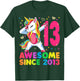 13 Years Old Unicorn Dabbing 13th Birthday Girl Gift Party T-Shirt - T-Shirt | Forest