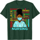Black Strong Nurse Afro Love Melanin African American Women T-Shirt - T-Shirt | Forest