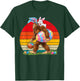 Retro Bigfoot Sasquatch Bunny Easter Eggs Men Kids T-Shirt - T-Shirt | Forest