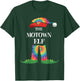 Motown Elf Group Family Christmas Pajama Music Lover Detroit T-Shirt - T-Shirt | Forest