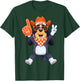 Orange Bluetick Coonhound Game Day Cheer Men Kids T-Shirt - T-Shirt | Forest