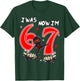 I was 6 Now I'm 7 Ninja 7th Birthday T-Shirt - T-Shirt | Forest