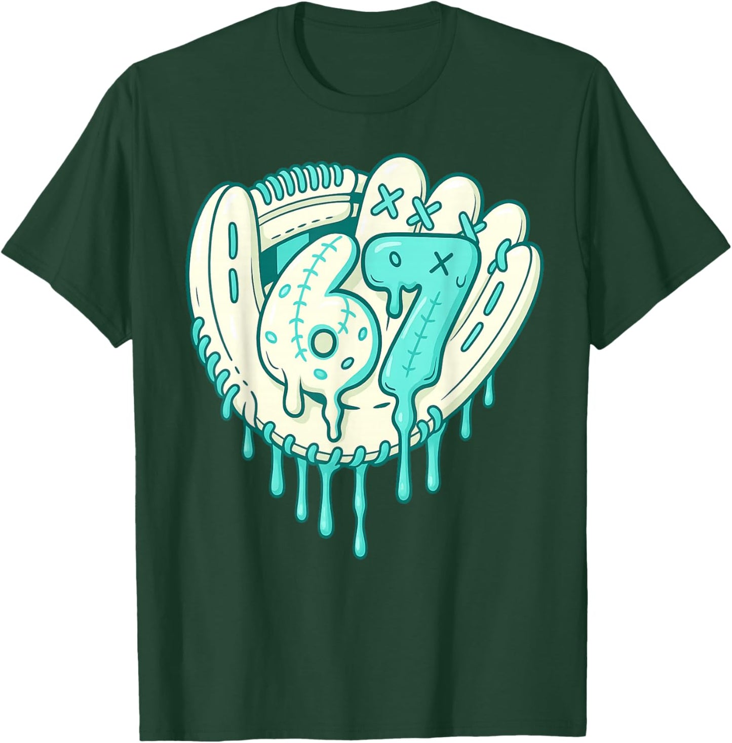 67 Meme Funny Six Seven for Boys and Girls Cool T-Shirt - T-Shirt | Forest