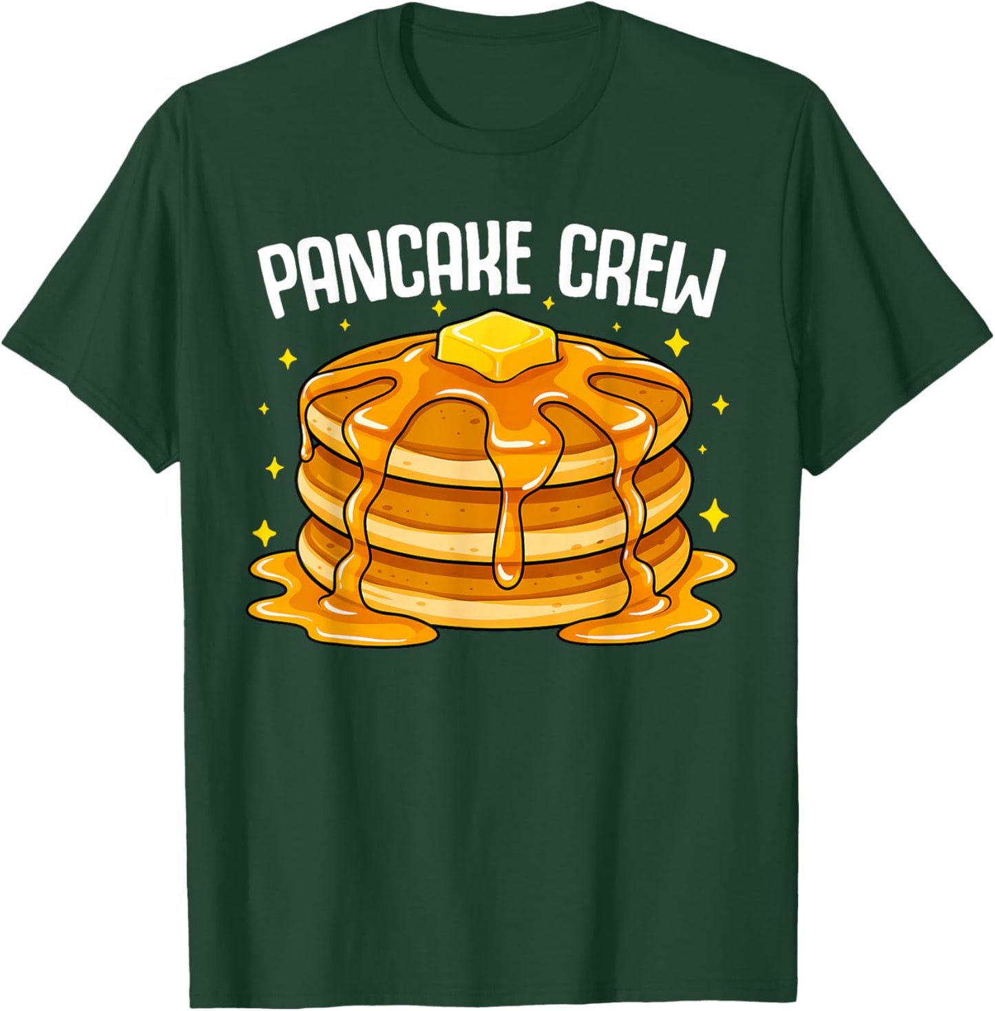 Pancake Crew Breakfast Food Syrup Cute Cake Maker Foodie T-Shirt - T-Shirt | Forest