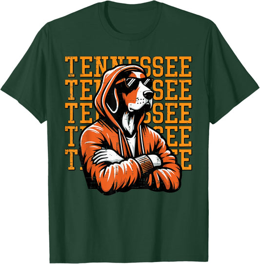 Tennessee Dog Women Kids Boys Girls Youth Teen Men T-Shirt - T-Shirt | Forest