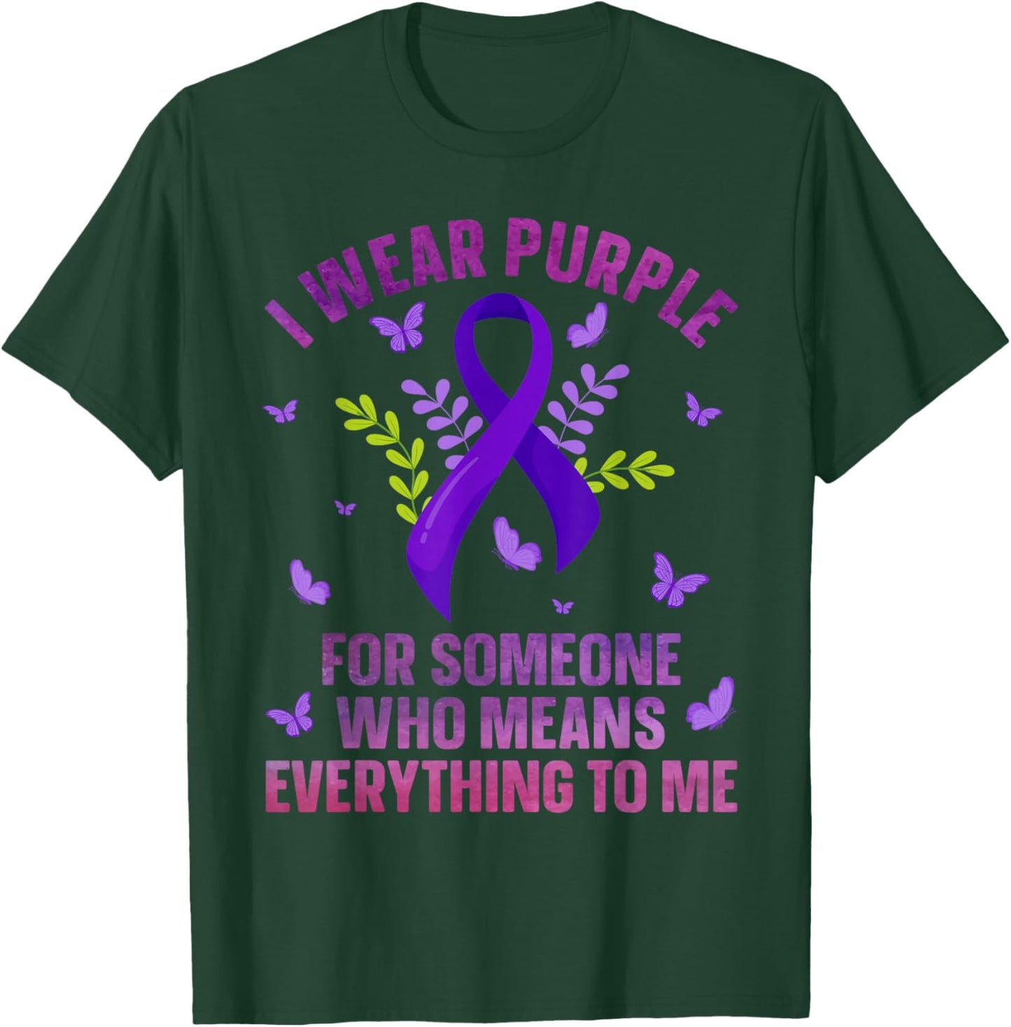 Funny Epilepsy Awareness Art Women Support Epilepsy T-Shirt - T-Shirt | Forest