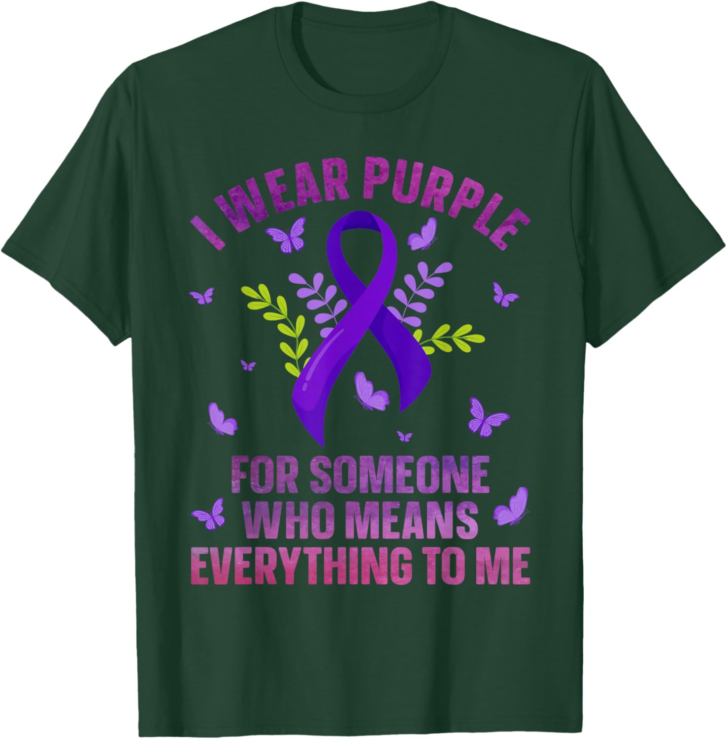 Funny Epilepsy Awareness Art Women Support Epilepsy T-Shirt - T-Shirt | Forest