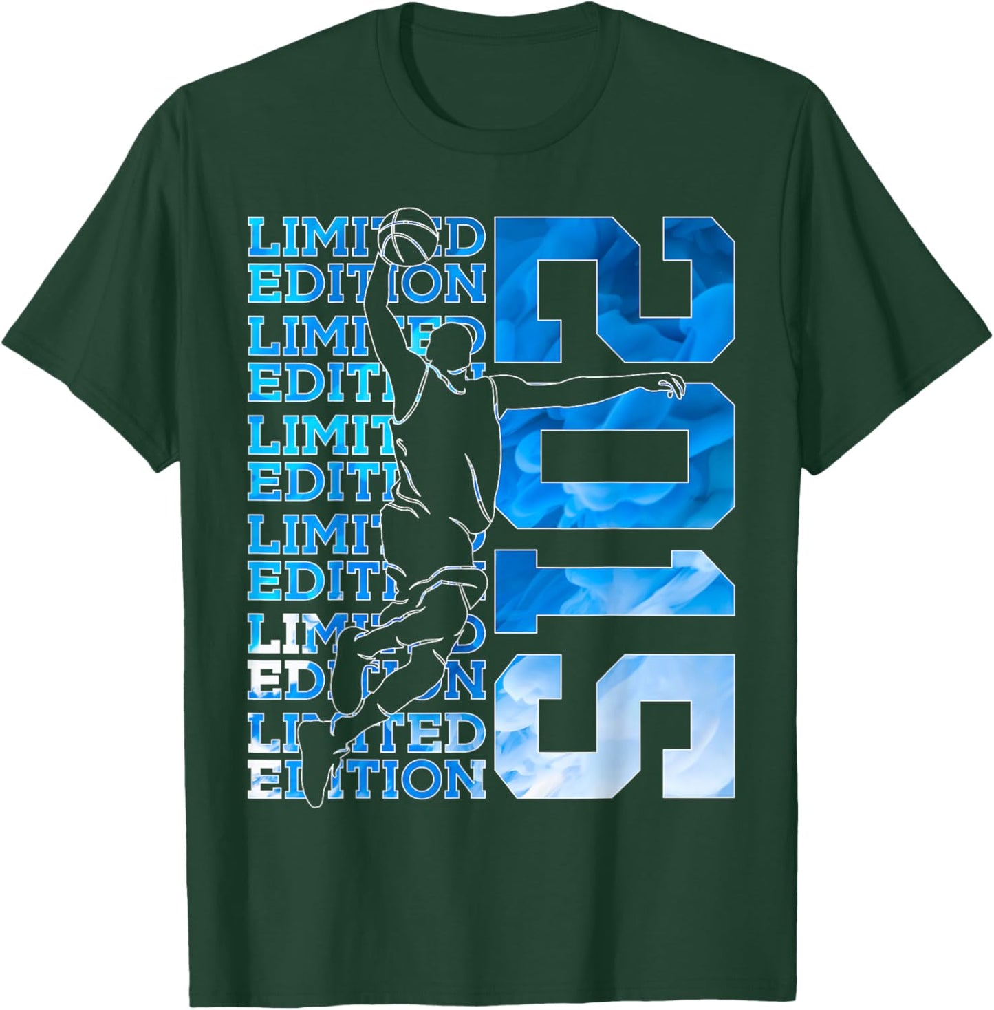 Limited Edition 2015 Basketball 11TH Birthday T-Shirt - T-Shirt | Forest