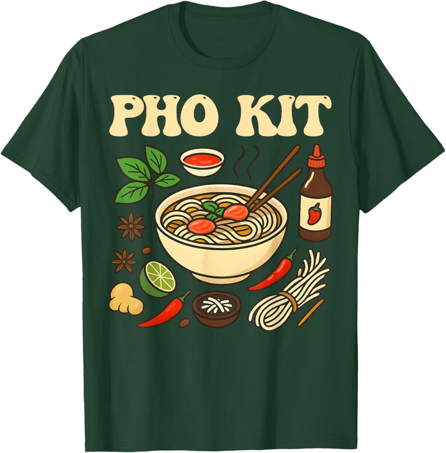 Official Pho Kit T-Shirt - T-Shirt | Forest