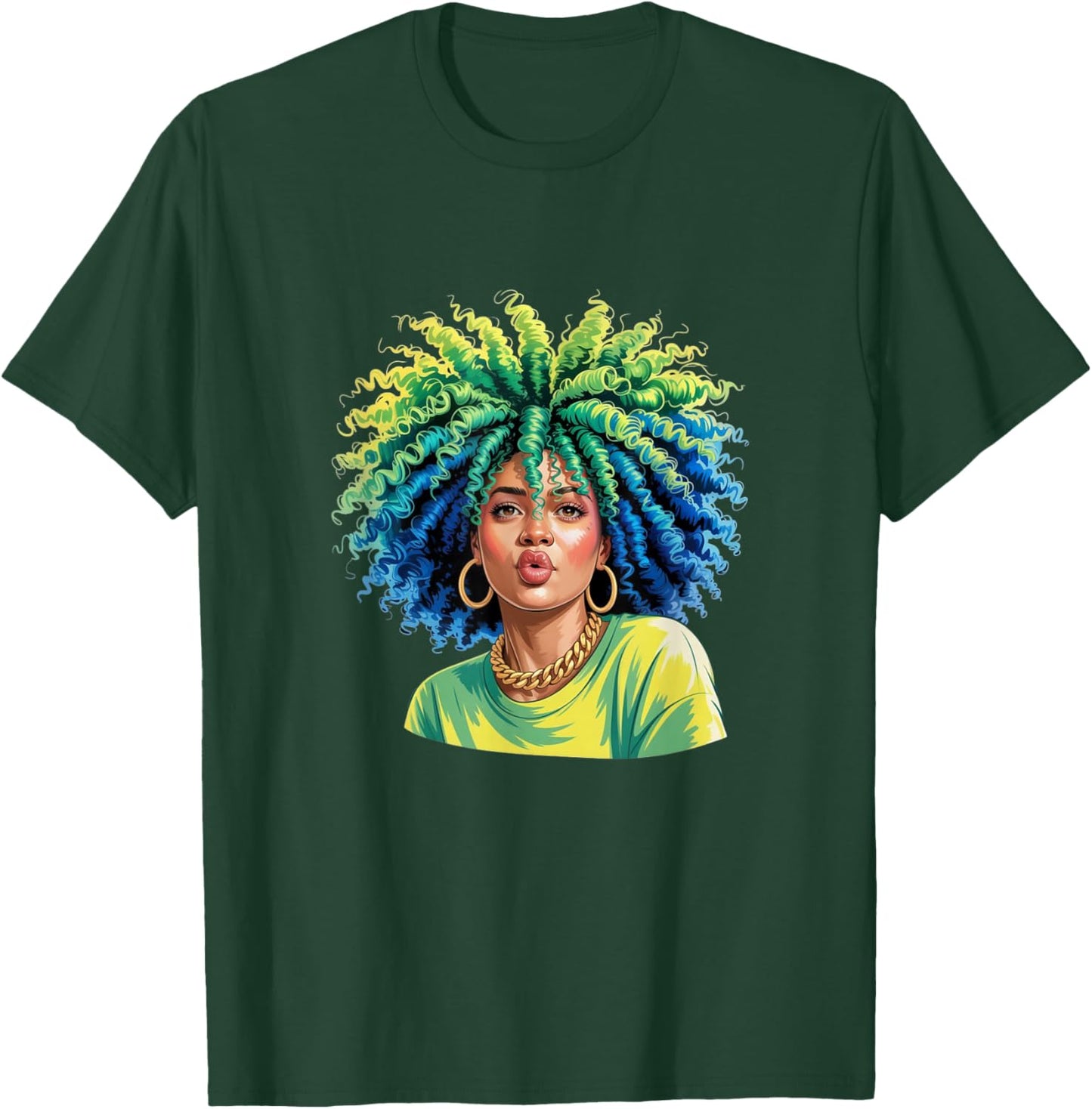 Mixed Girl Magic - Biracial Women Empowerment T-Shirt - T-Shirt | Forest