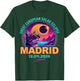 Great European Solar Eclipse 2026 Madrid Spain Cat Retro T-Shirt - T-Shirt | Forest