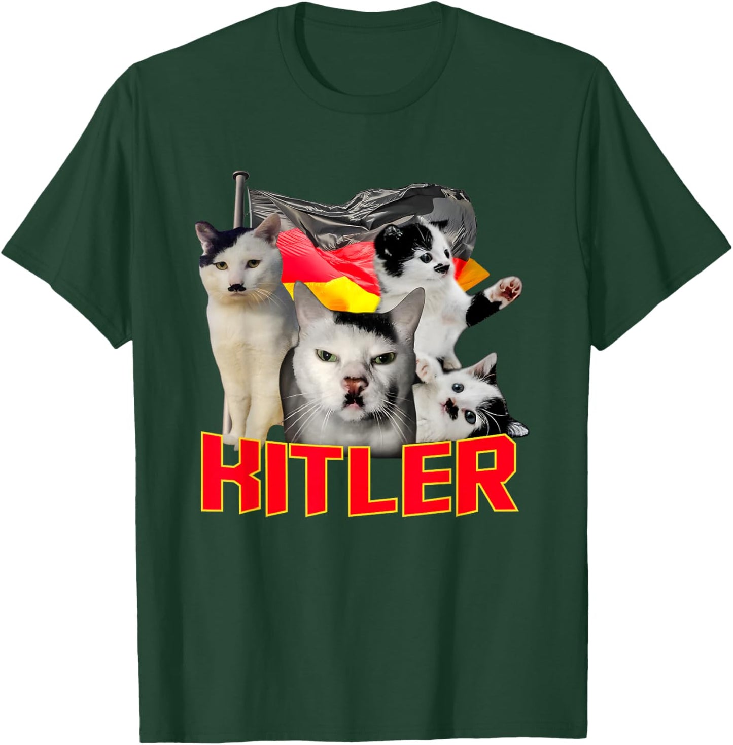 Kitler Cat Meme Funny Women T-Shirt - T-Shirt | Forest