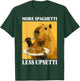 Funny More Spaghetti Less Upsetti Capybara Eating Pasta T-Shirt - T-Shirt | Forest