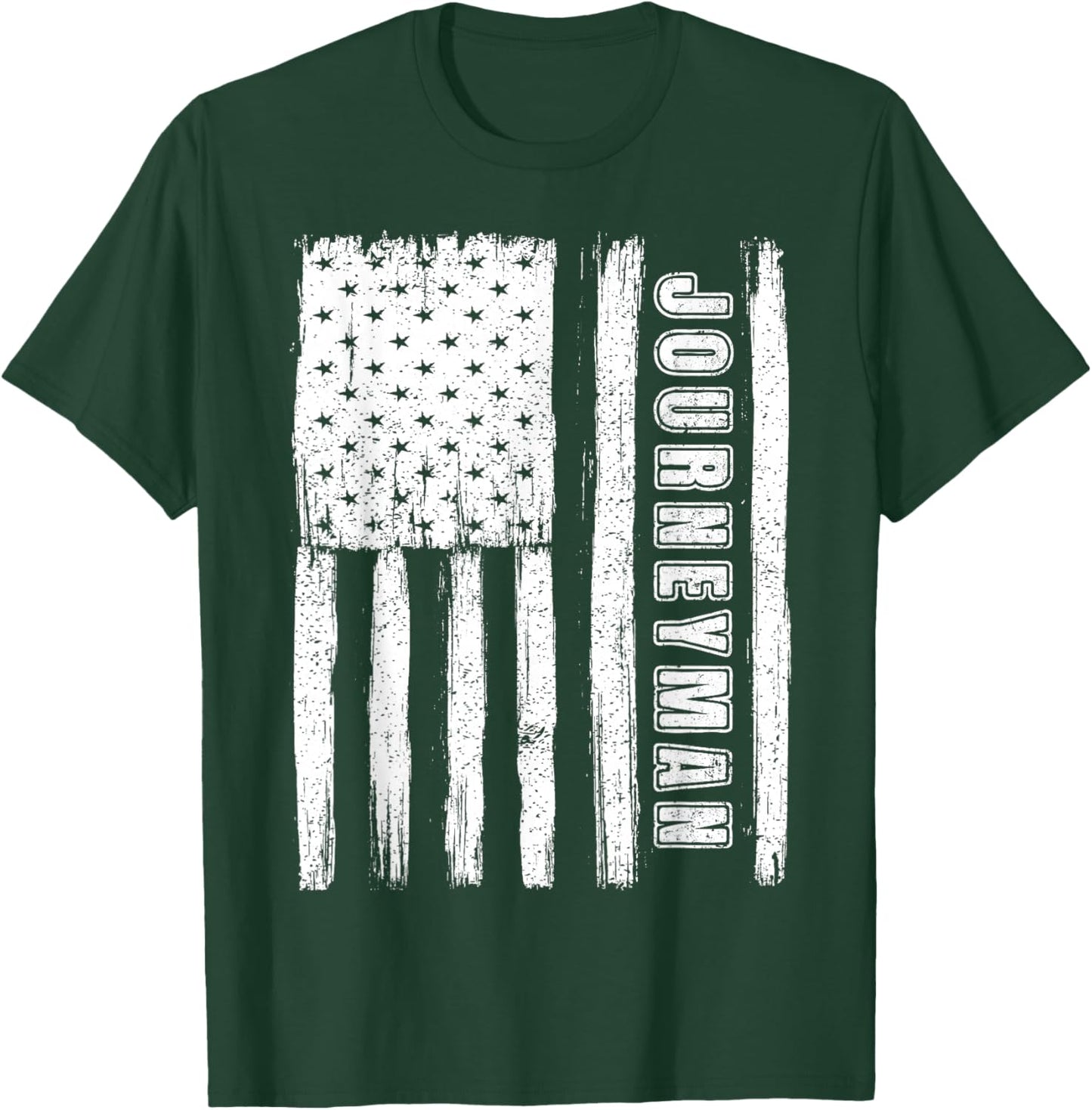 Fourth of July Shirts American Flag Journeyman T-Shirt - T-Shirt | Forest