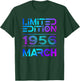 Limited Edition March 1956 Vintage 70. Birthday T-Shirt - T-Shirt | Forest