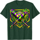 Baseball Mardi Gras Carnival Party Mask Ice Cream Drip Boys T-Shirt - T-Shirt | Forest