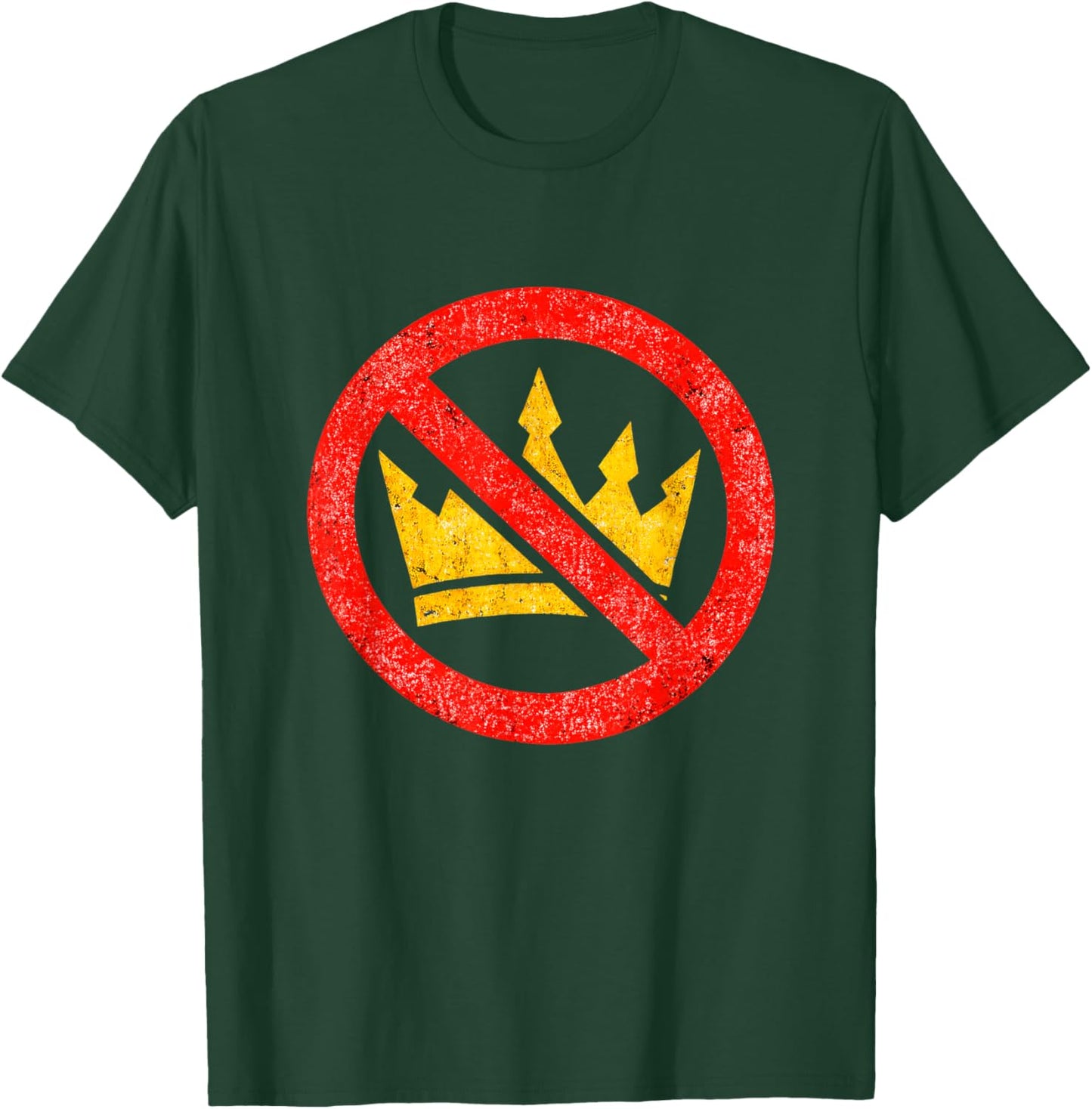 Vintage No Kings in America Protest Democraty March 28 2026 T-Shirt - T-Shirt | Forest