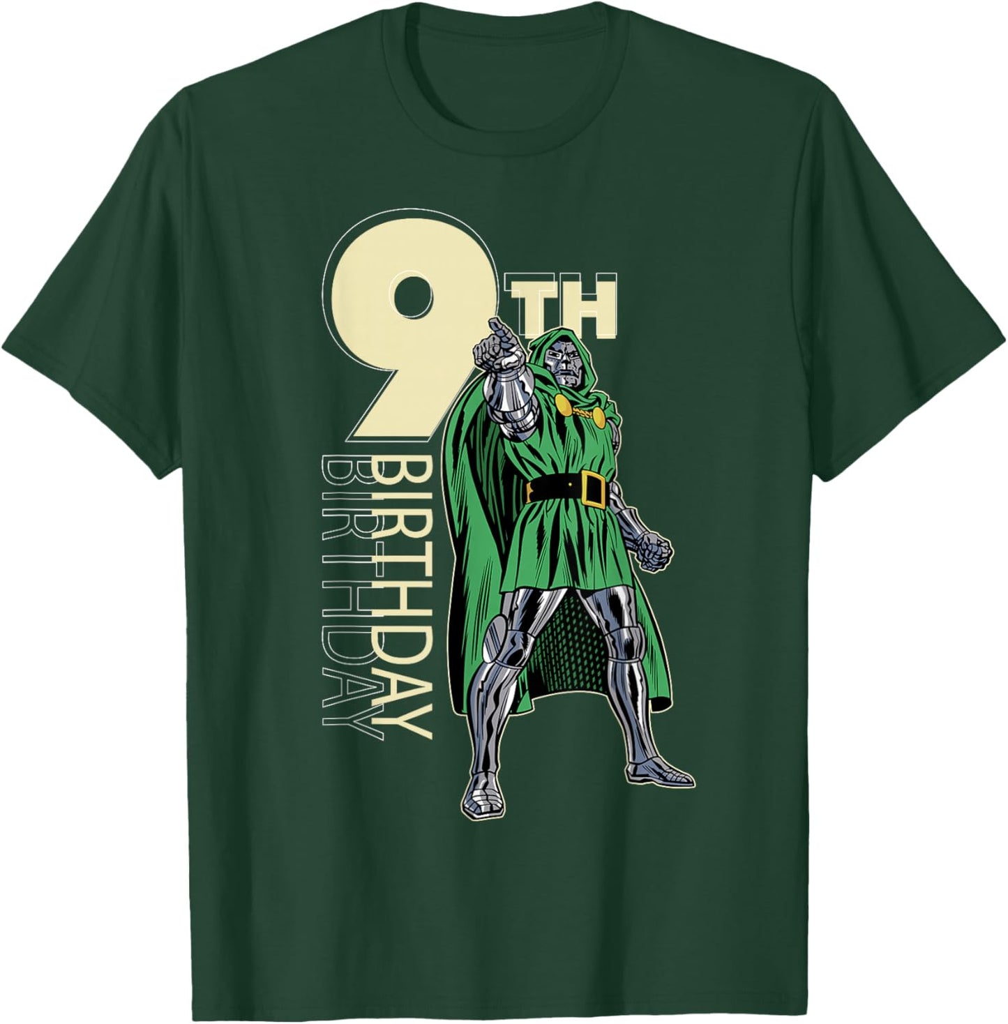 Marvel Comics Retro Dr. Doom 9th Birthday T-Shirt - T-Shirt | Forest