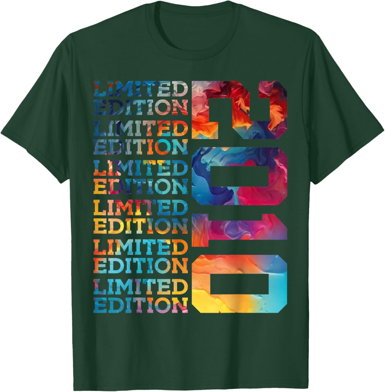 16 Years Limited Edition 2010 16TH Birthday T-Shirt - T-Shirt | Forest