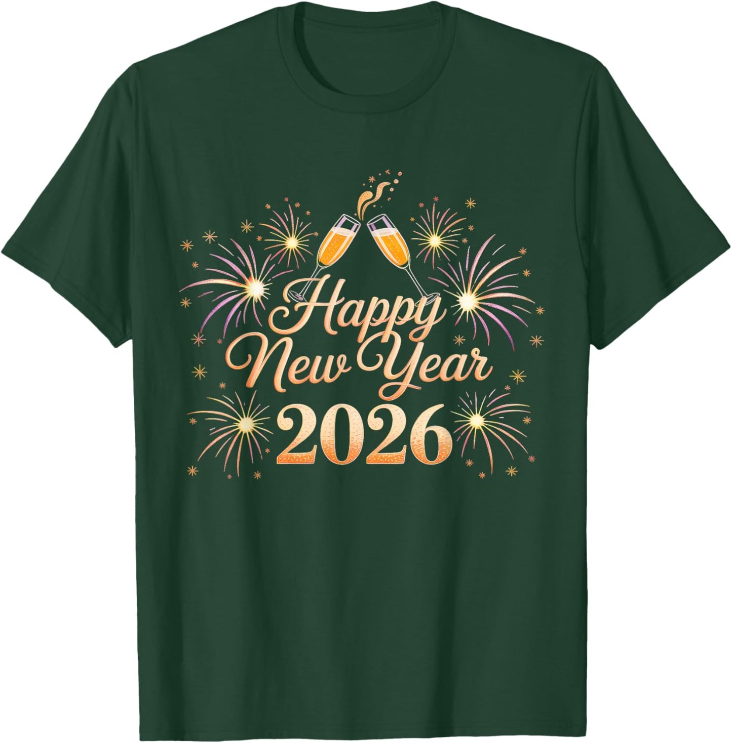 Happy New Year 2026 Party T-Shirt - T-Shirt | Forest