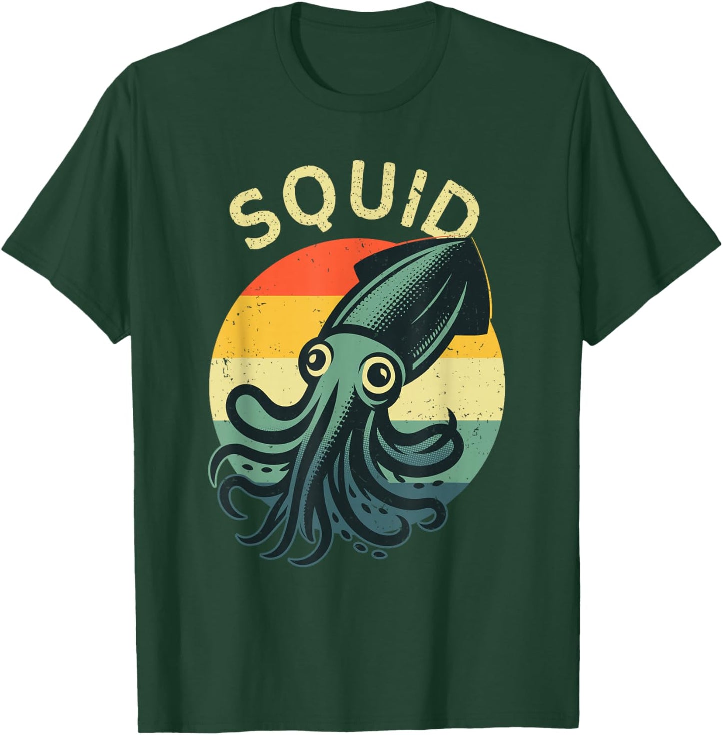 Squid Costume Women Kids Adults Octopus Squid Lovers T-Shirt - T-Shirt | Forest