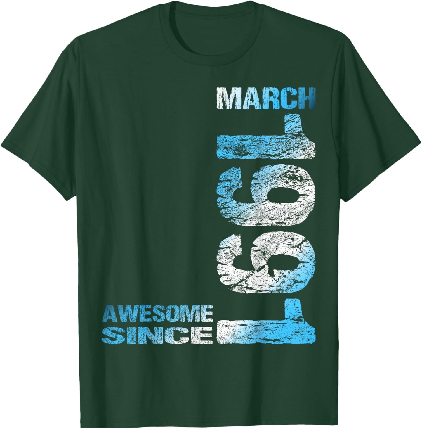 Awesome Since March 1991 35th Birthday T-Shirt - T-Shirt | Forest