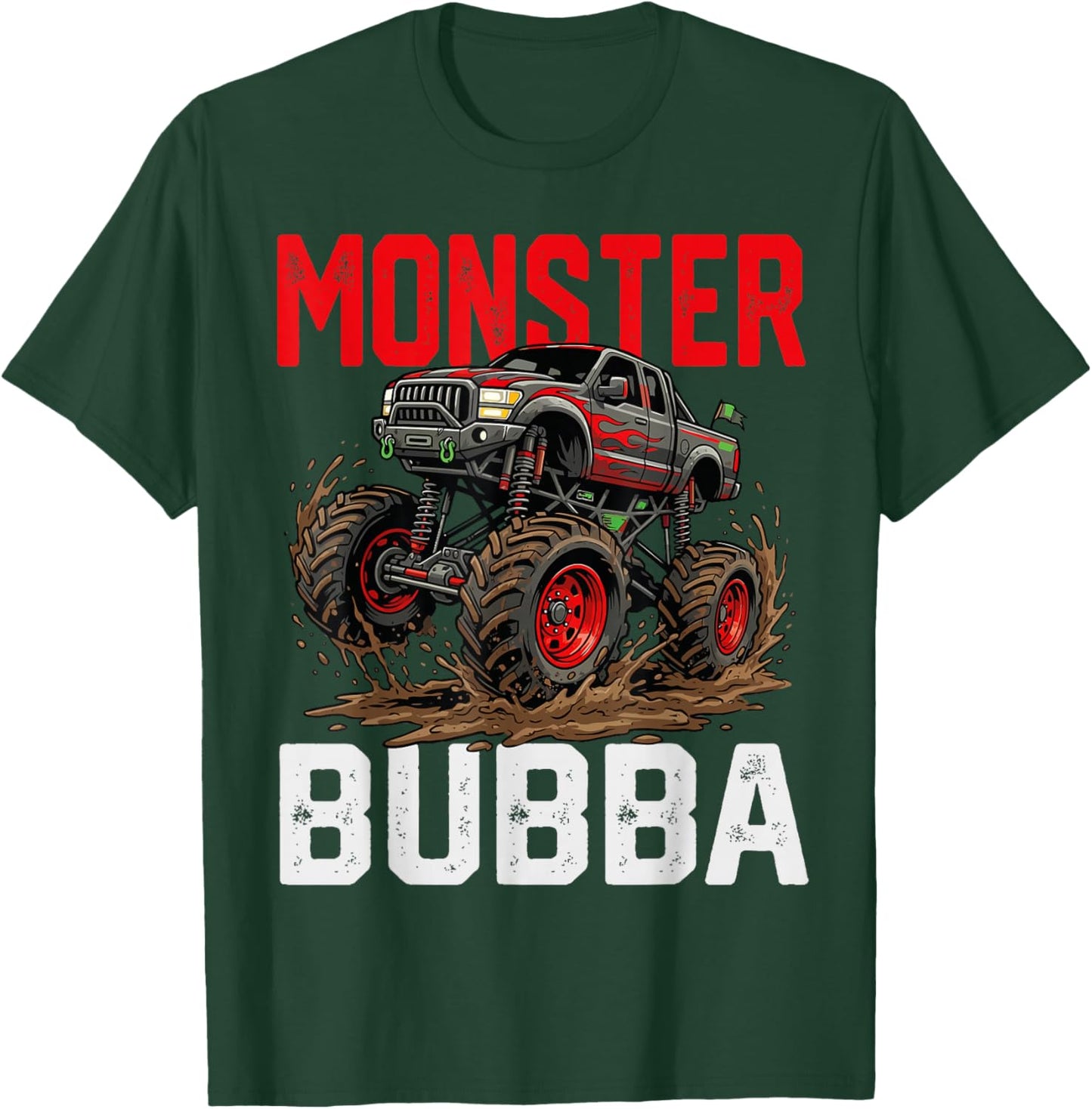 Monster Truck Bubba Family Matching Offroad Mud T-Shirt - T-Shirt | Forest