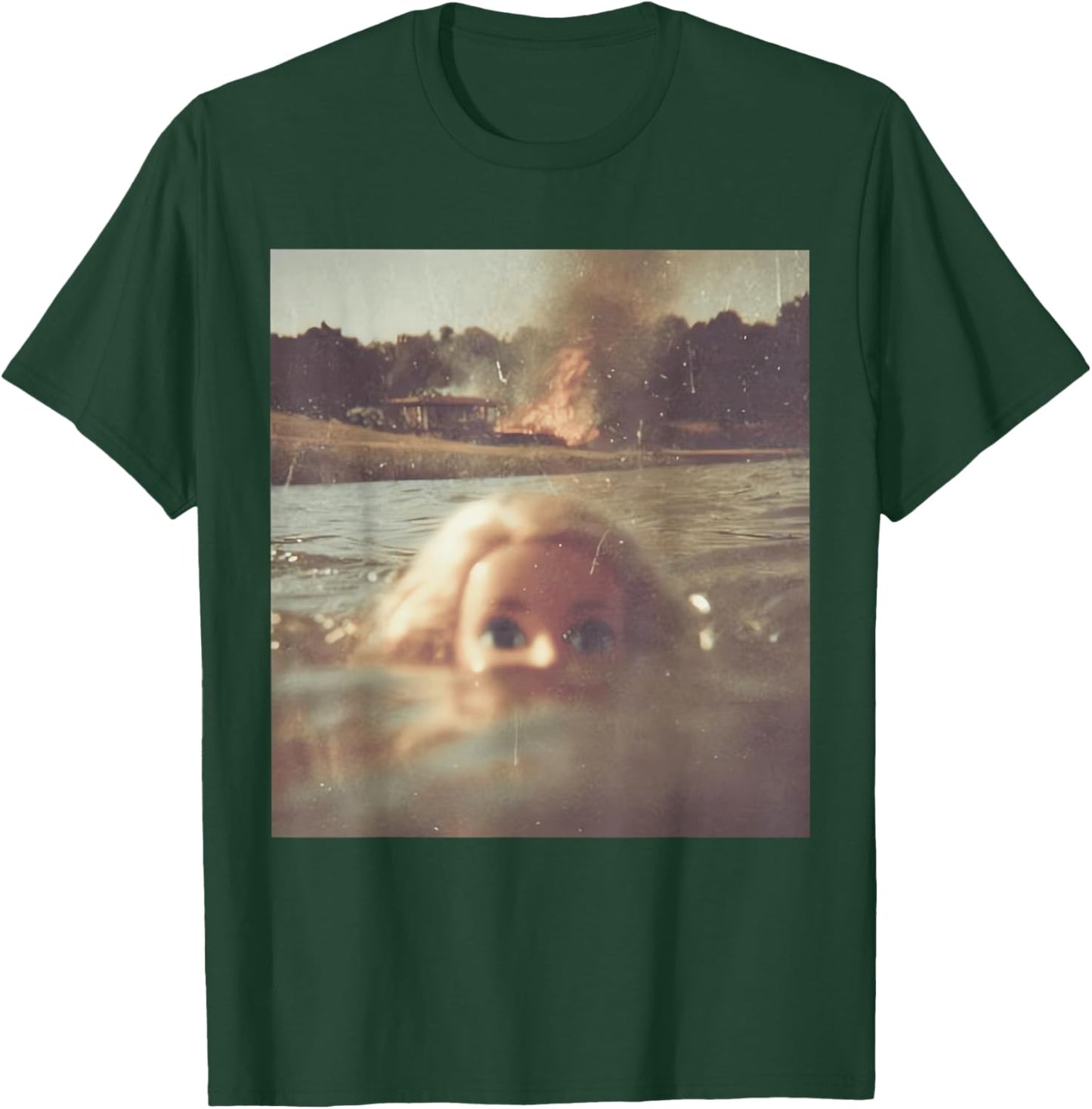 Funny Doll Face Swimming Meme T-Shirt - T-Shirt | Forest