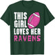 This Girl Loves Her Raven Women Kids Girls Youth Teen T-Shirt - T-Shirt | Forest