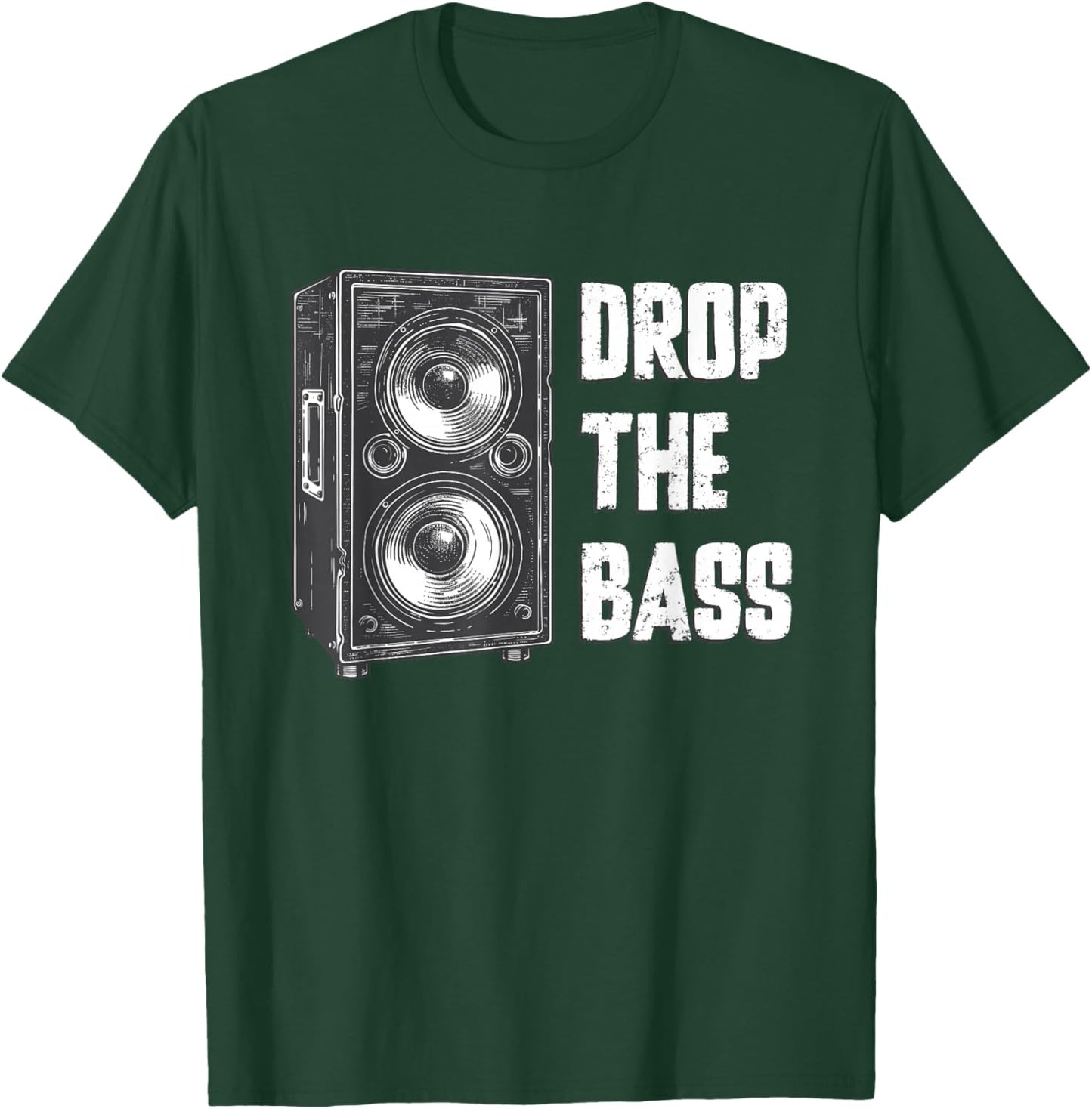 Bass-Drop Subwoofer Speaker Retro/Vintage Aesthetic T-Shirt - T-Shirt | Forest