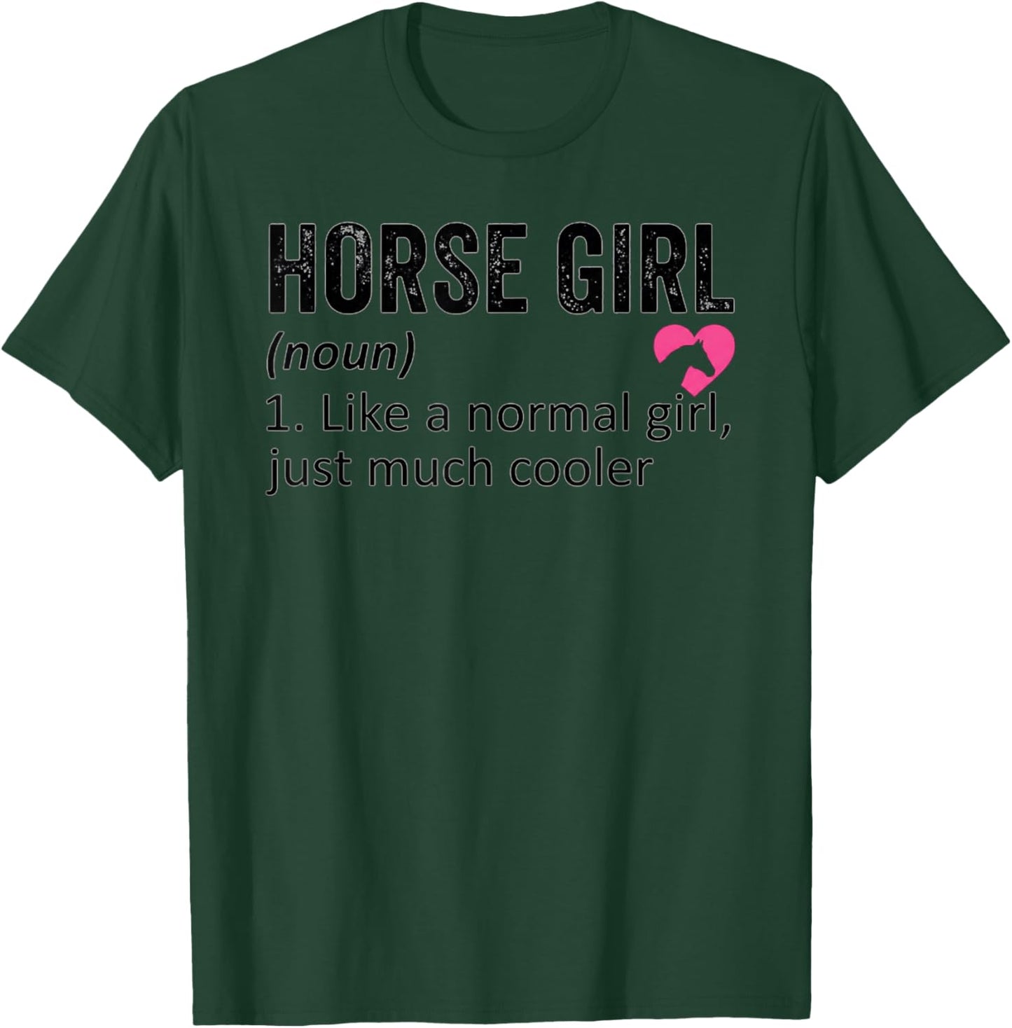 Definition Horse Lover Horse Girl T-Shirt - T-Shirt | Forest