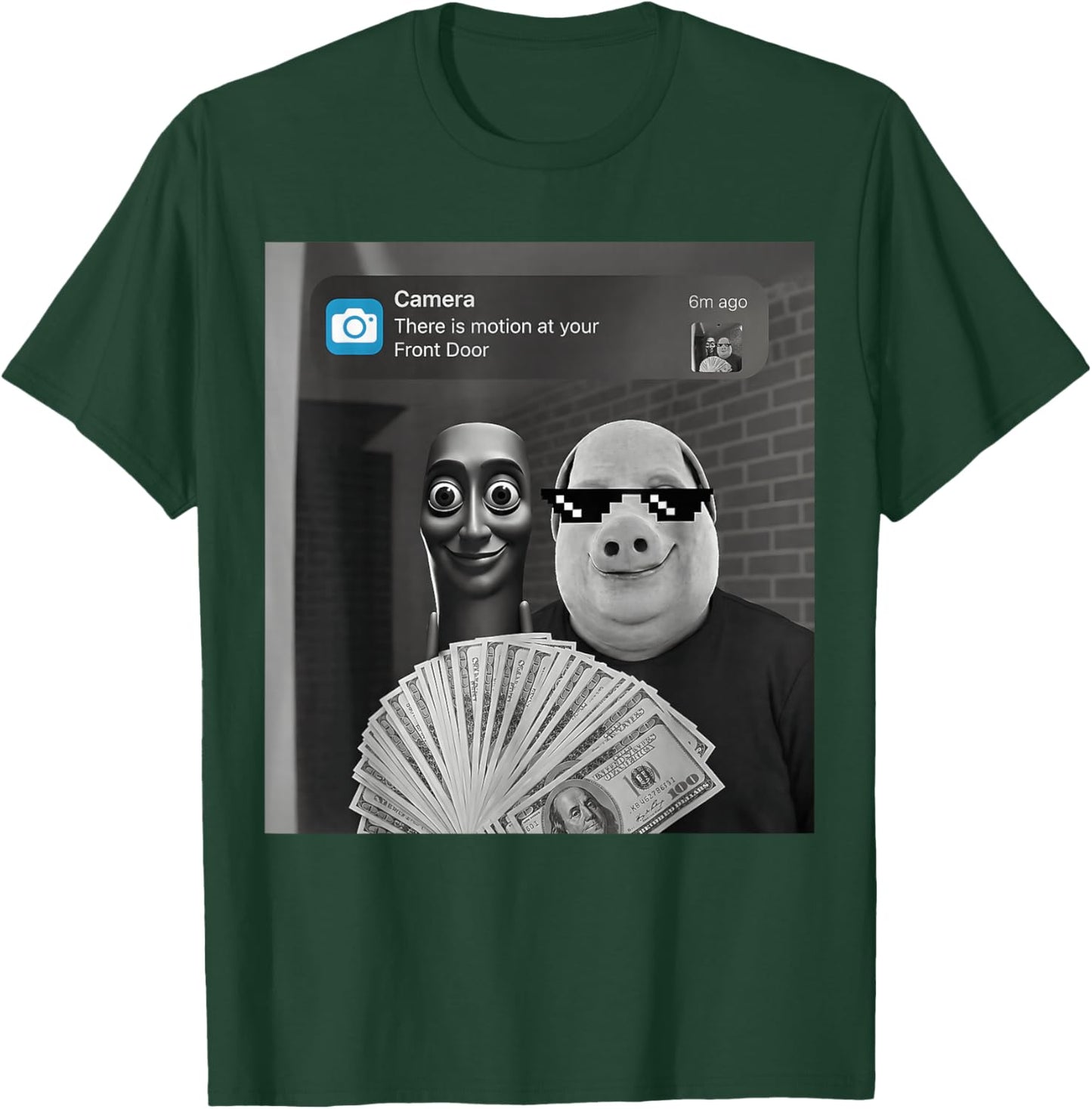 Tung Tung Tung Sahur John Pork Meme Brainrot Gifts for Kids T-Shirt - T-Shirt | Forest